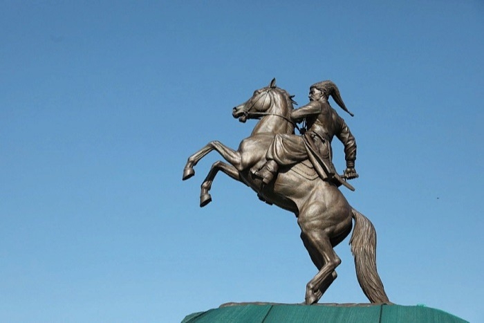 Памятник запорожским казакам установили на Кубани