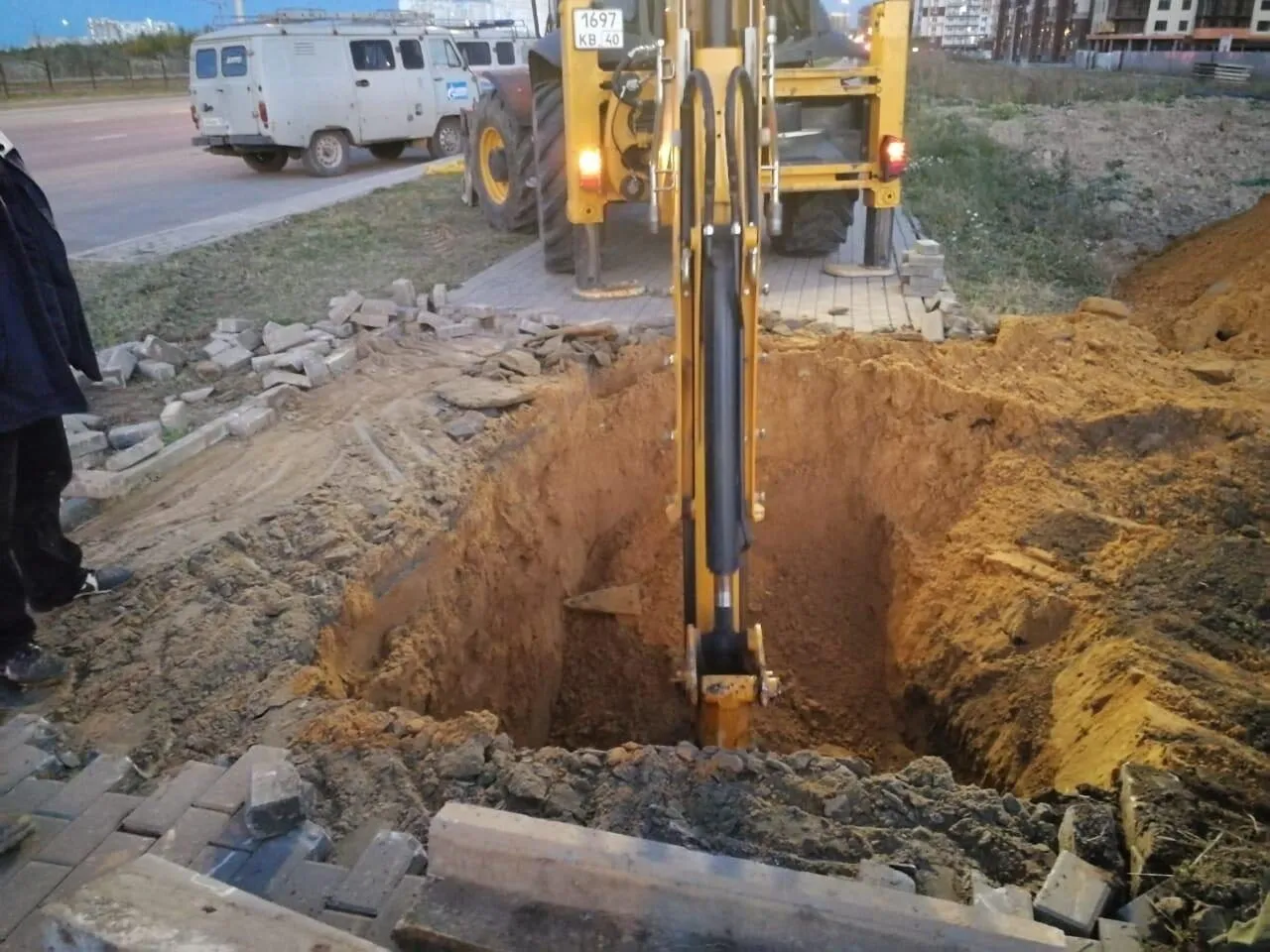 Часть Калуги осталась без газа из-за повреждения газопровода