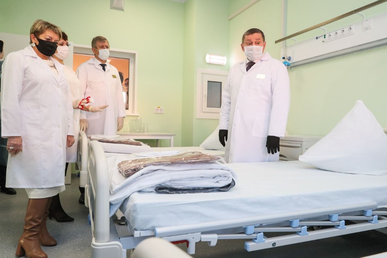 Новый инфекционный госпиталь открылся под Волгоградом