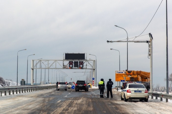 Мост на остров Русский во Владивостоке закрыт ориентировочно до 30 ноября