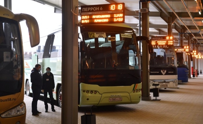 Возобновлено автобусное движение из Пензы в Москву, Самару и Саратов, ранее вставшее из-за снегопада
