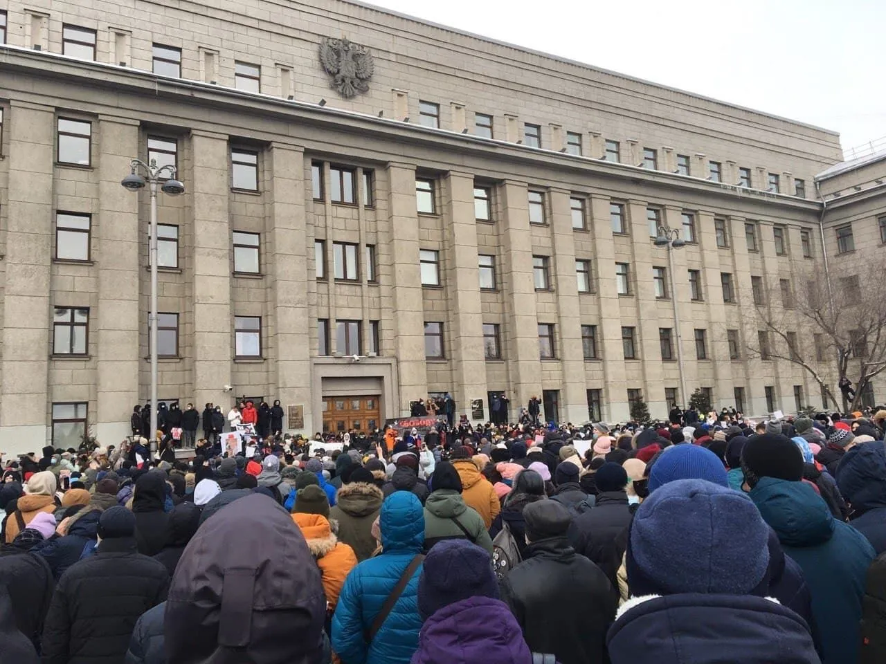 Акции сторонников Навального прошли в регионах Сибири