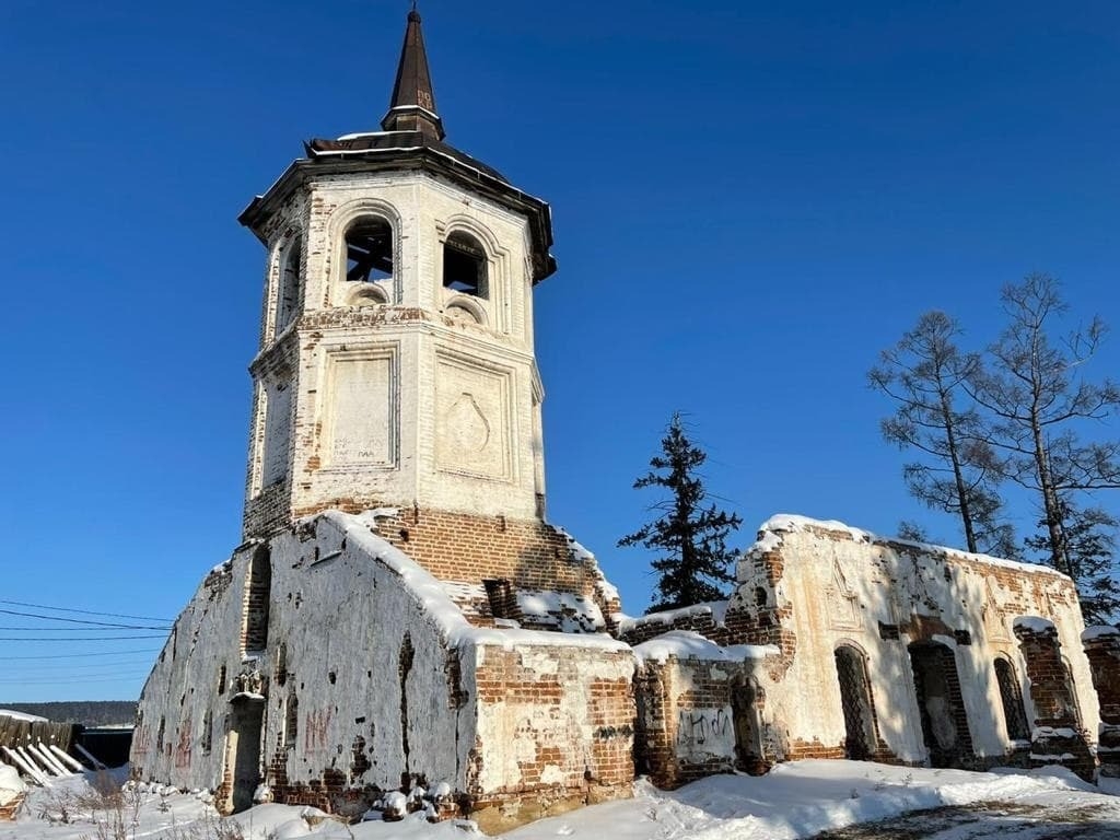 Одну из старейших каменных церквей восстанавливают в Иркутской области
