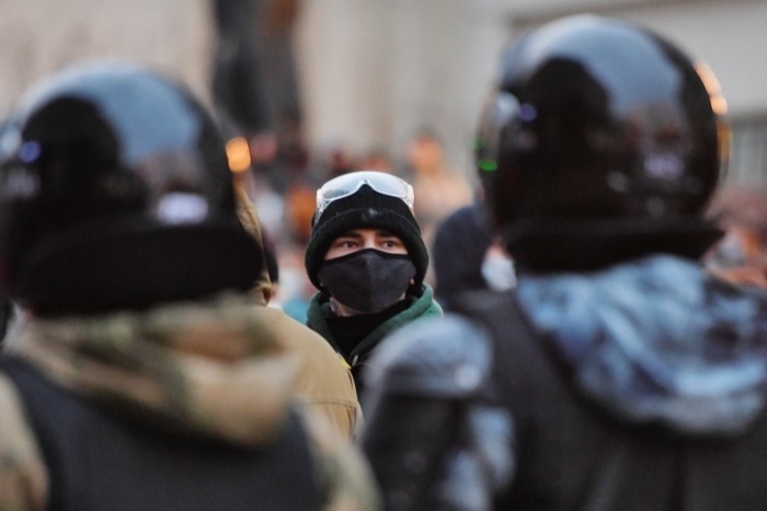ГУ МВД Москвы: полиция применяла силу на акциях в начале 2021 года на законных основаниях