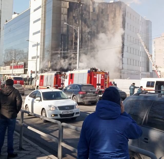 Локализован пожар в офисном центре в Самаре, где располагается бюро "Интерфакса"