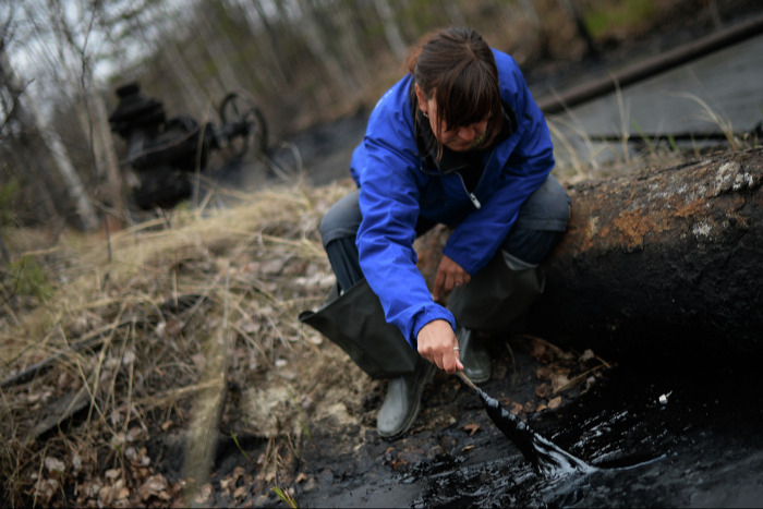 Аварийный разлив нефти произошел в Татарстане