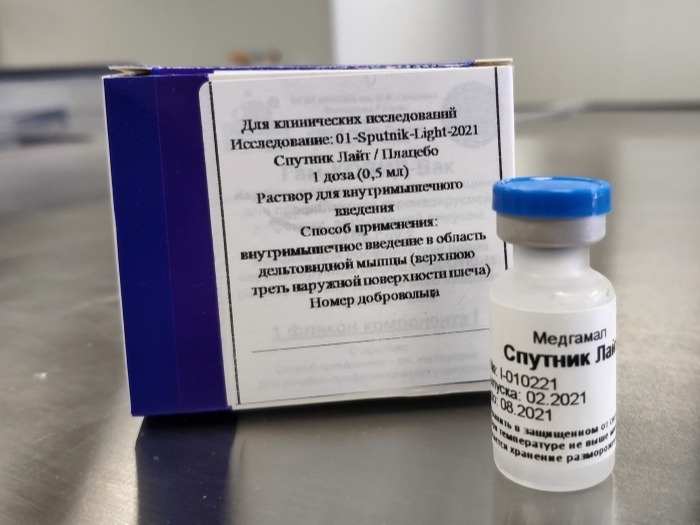 Регистрация вакцины от коронавируса "Спутник Лайт" ожидается в РФ к концу апреля