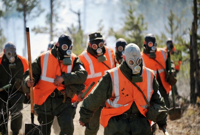Военные ликвидировали 12 природных пожаров на Урале