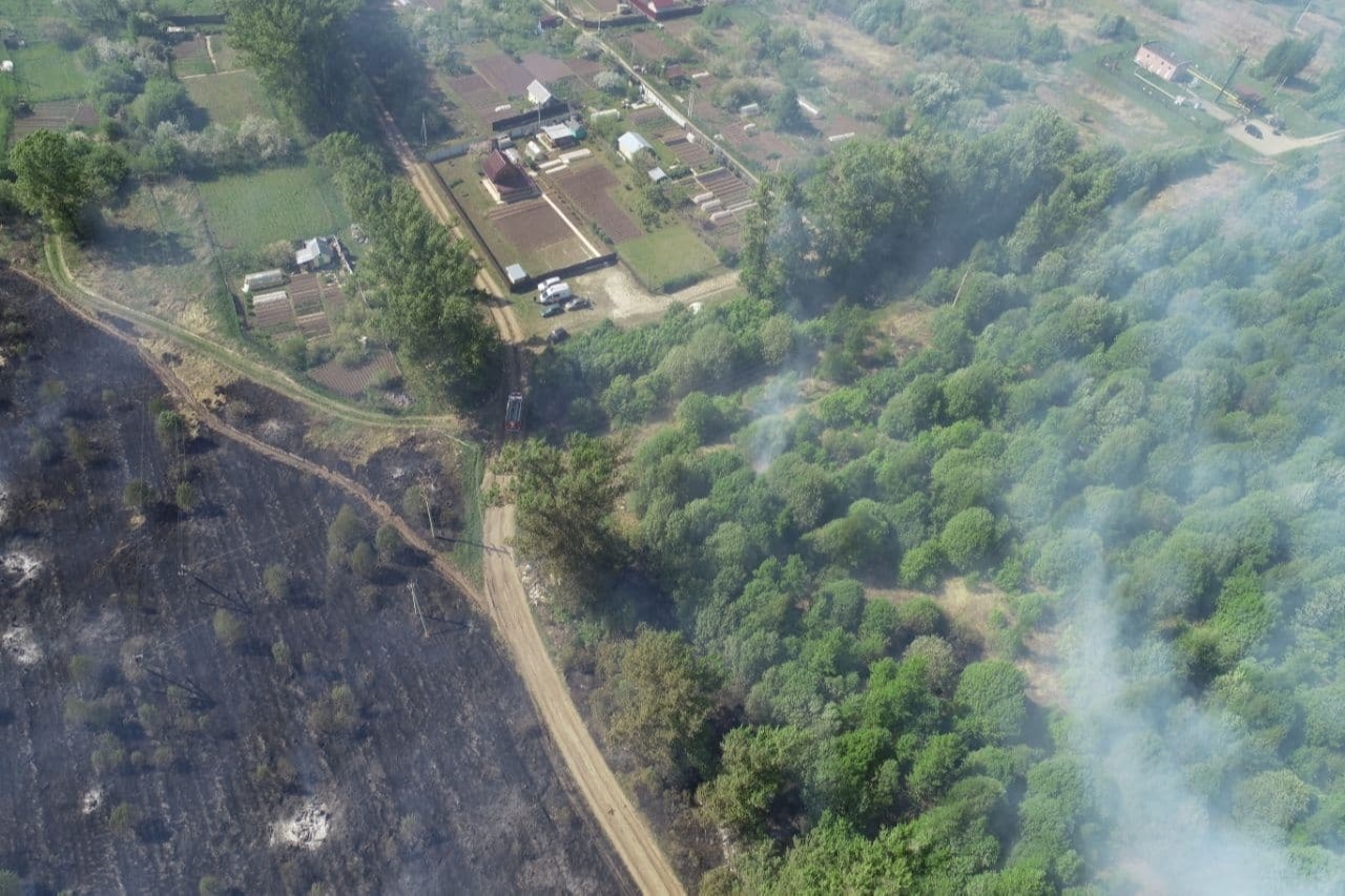 Природный пожар у села во Владимирской области ликвидирован на площади 24 га