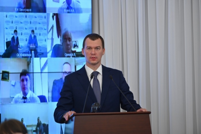 Дегтярев поздравил Комсомольска-на-Амуре с присвоением звания "Город трудовой доблести"