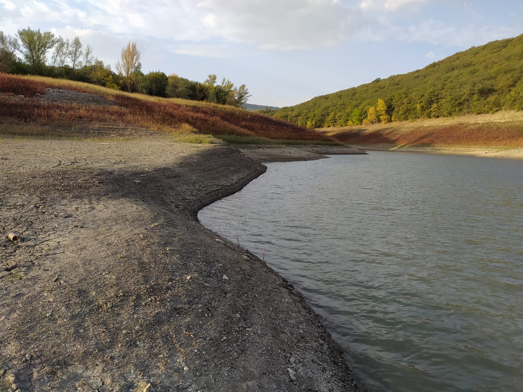 Запасы воды в водохранилищах Крыма почти сравнялись с показателями маловодного 2020г