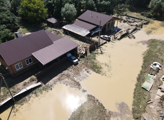 Более 600 домовладений подтоплено в Туапсинском районе Кубани