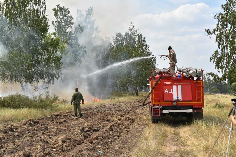 Крупные природные пожары на юге Челябинской области ликвидированы