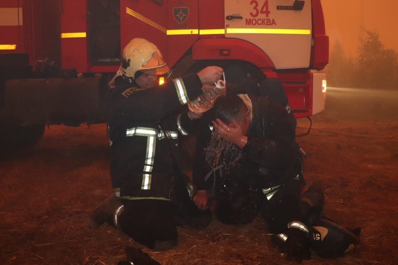 Более 50 пожарных спаслись из огненного кольца при тушении Мордовского заповедника