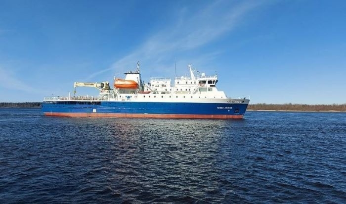 Новое судно "Павел Леонов" прибыло на Сахалин для перевозок на Курилы