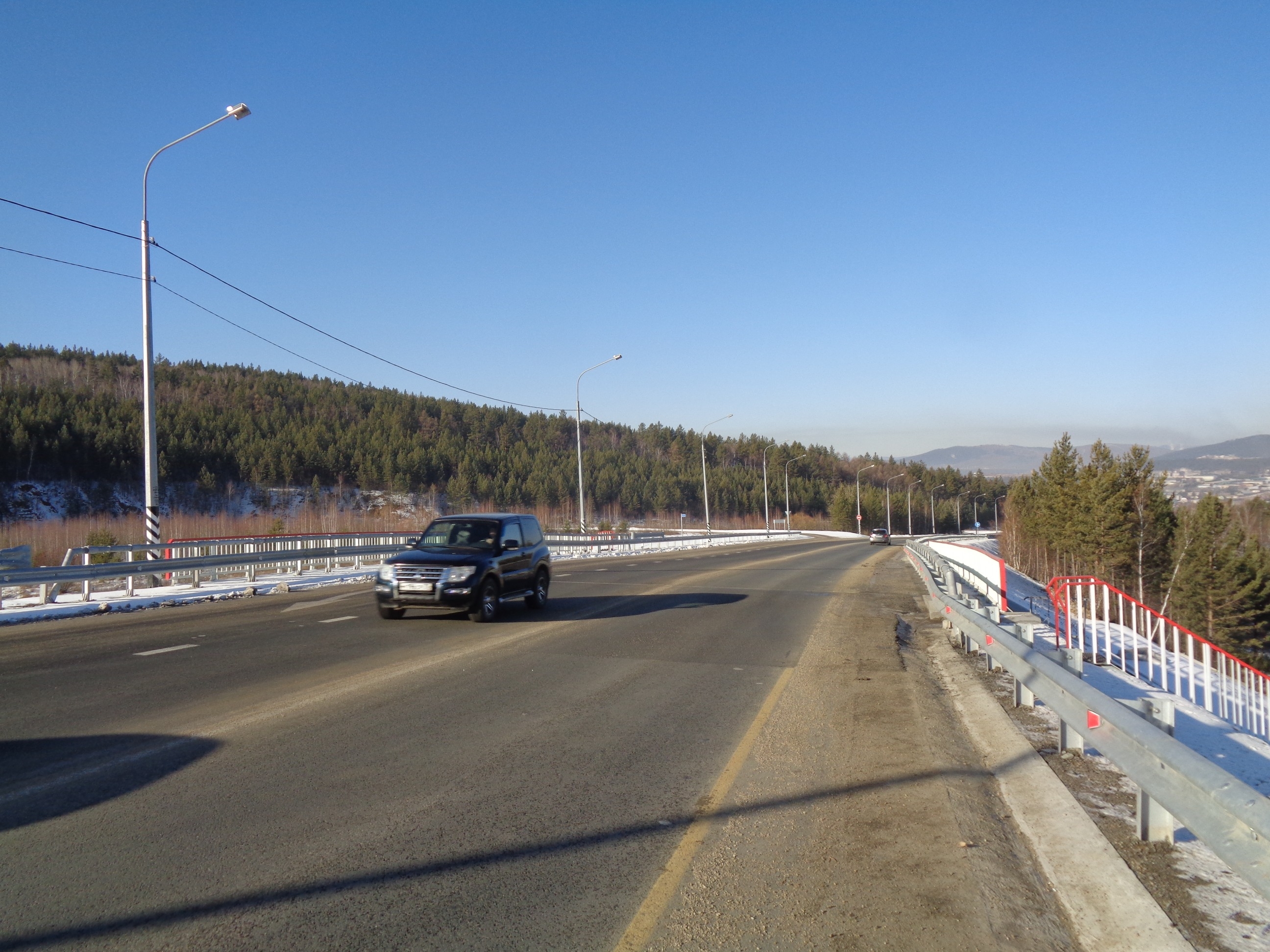 Дорожные строители досрочно сдали путепровод на оживленном участке трассы А-350 в Забайкалье
