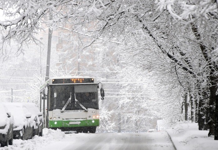 Движение рейсовых автобусов ограничено в Курганской области из-за снегопада