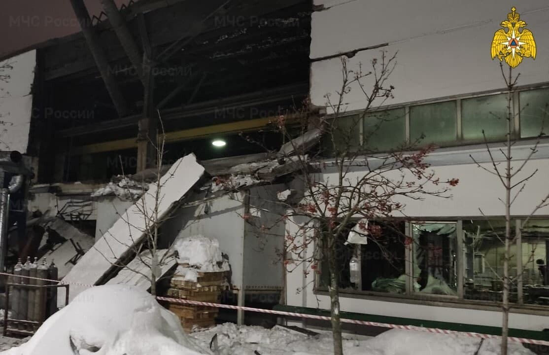 Часть литейного цеха разрушилась на заводе в Калужской области, пострадали трое