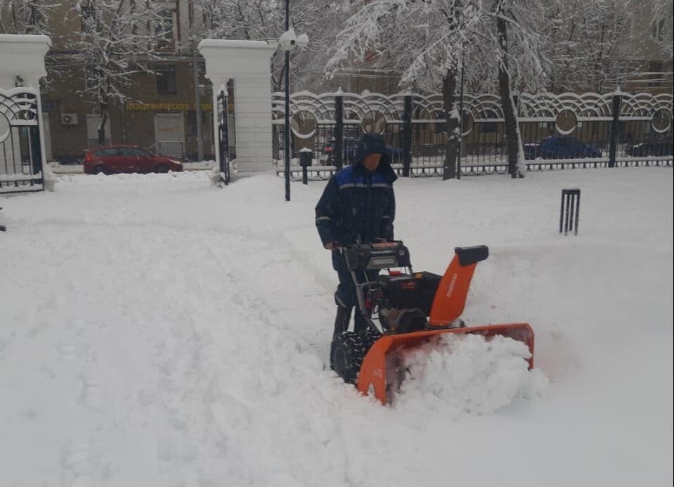 Циклон "Эльза" принес сильный снегопад Воронежскую область
