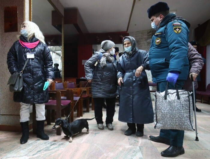 Первая организованная группа беженцев с Украины прибыла в Псковскую область