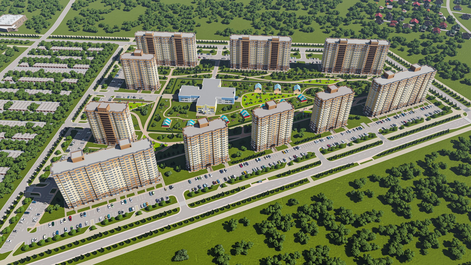 "Промстрой" начал продажи квартир в строящихся домах нового жилого комплекса "Сити-парк" в Кемерове