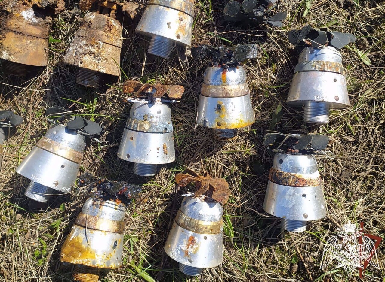 Авиационные взрыватели послевоенного производства обнаружены около рязанской деревни