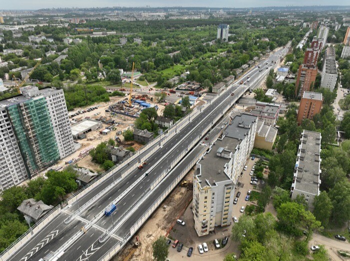 Дорожная развязка с эстакадой над ж/д путями за 4,8 млрд руб введена в строй в Нижнем Новгороде
