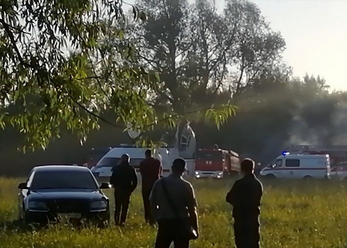 Под Рязанью совершил жесткую посадку и частично разрушился самолет Ил-76, есть пострадавшие- Минобороны РФ