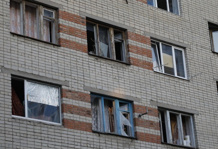 Более 90 многоквартирных и частных жилых домов в Белгороде получили повреждения при обстреле со стороны Украины