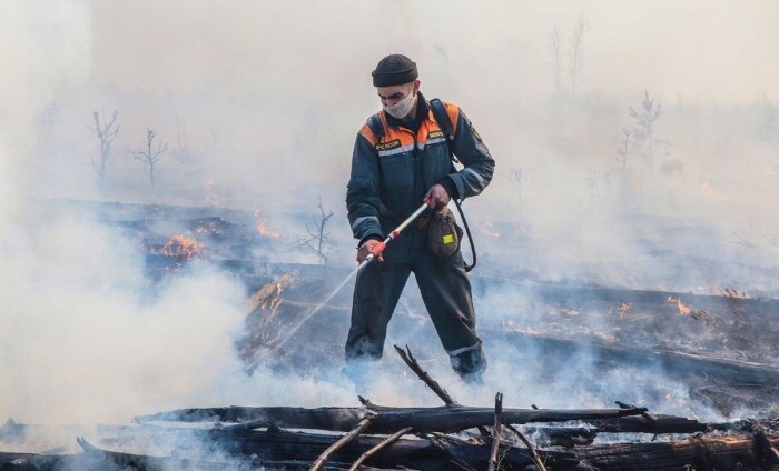 Число природных пожаров на Ямале за сутки сократилось почти в два раза