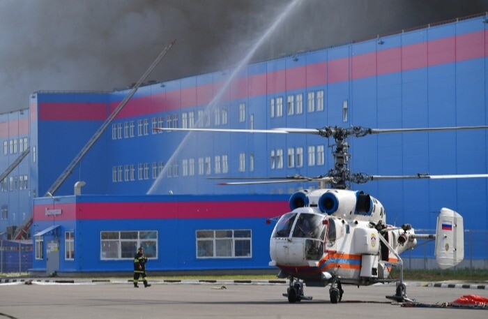 Имущество загоревшегося склада в Истре застраховано в СК "Ингосстрах" на 11 млрд рублей