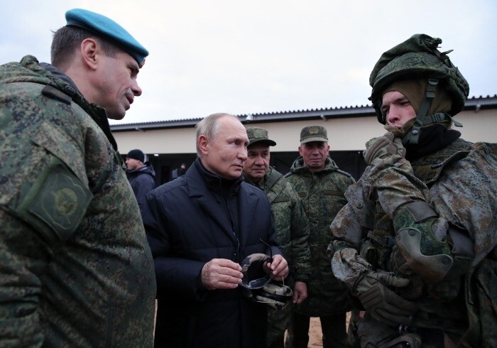 Путин проверил ход подготовки мобилизованных военнослужащих на полигоне в Рязанской области