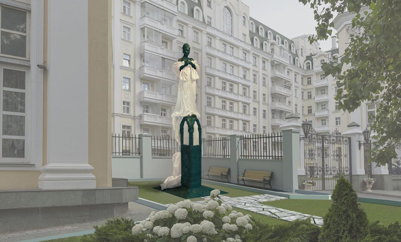 Памятник Галине Вишневской открыли в центре Москвы