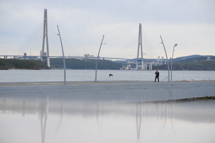 Завершен ремонт вантовой системы моста на остров Русский во Владивостоке, поврежденной ледяным дождем