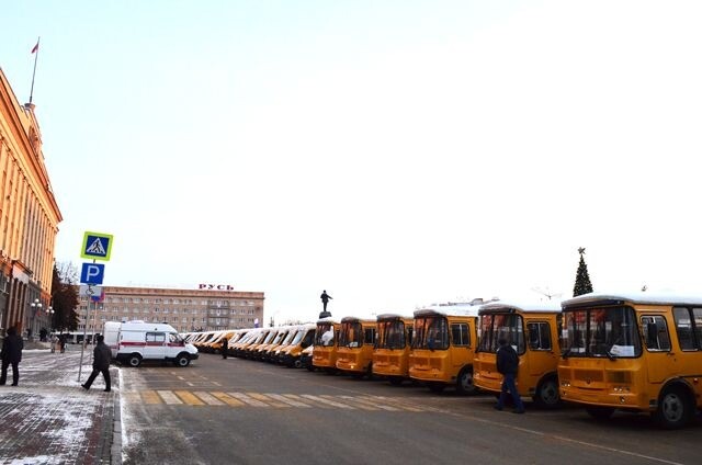 Орловская область получила 55 школьных автобусов