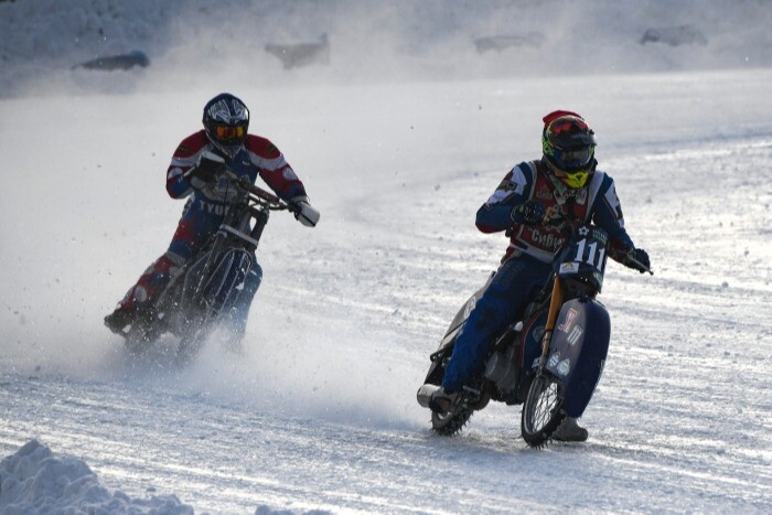 Только российские байкеры примут участие в мотогонках по льду в Тюменской области