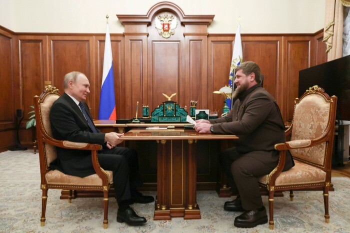 Путин на встрече с Кадыровым выразил благодарность бойцам из Чечни за участие в СВО
