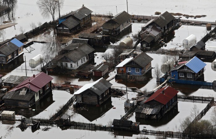 Разлившаяся Ока затопила 28 приусадебных участков в Рязани