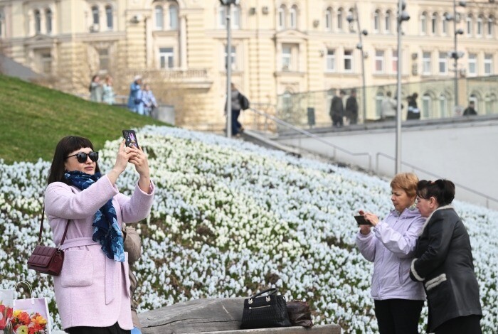 Прошедший апрель в Москве вошел в пятерку самых теплых месяцев