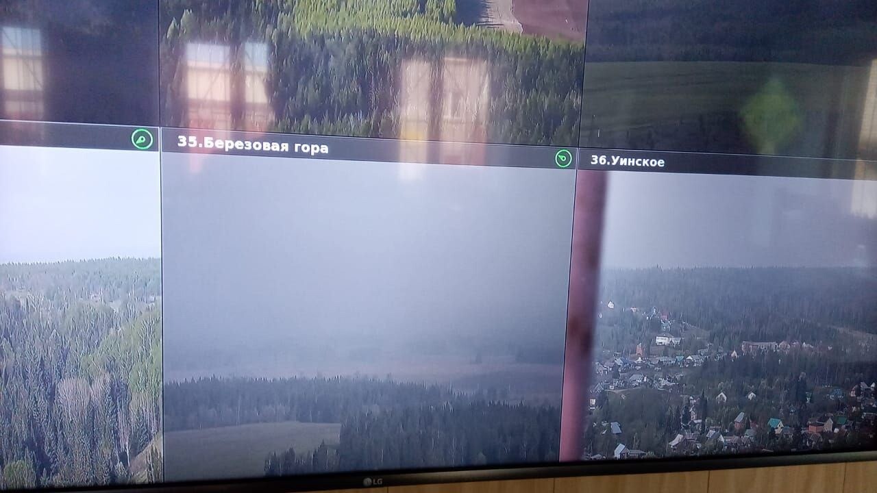Дым от пожаров в Свердловской и Курганской областях накрыл Прикамье