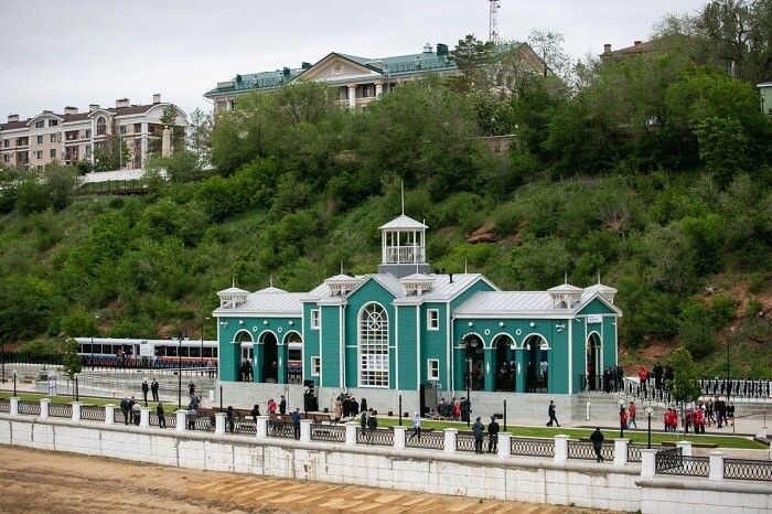 Станцию "Комсомольская" Оренбургской детской железной дороги открыли после реконструкции