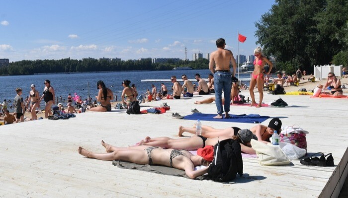 Роспотребнадзор по Москве признал четыре пляжа в городе пригодными для купания