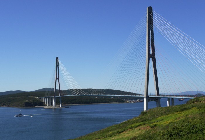 Восстановительные работы на Русском мосту во Владивостоке завершены