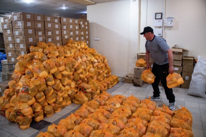 Калужская область доставила 40 тонн гумпомощи для жителей Шебекино