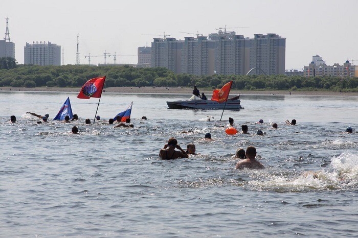 Российско-китайский заплыв "Дружба" через Амур отменен из-за прогнозов по паводкам
