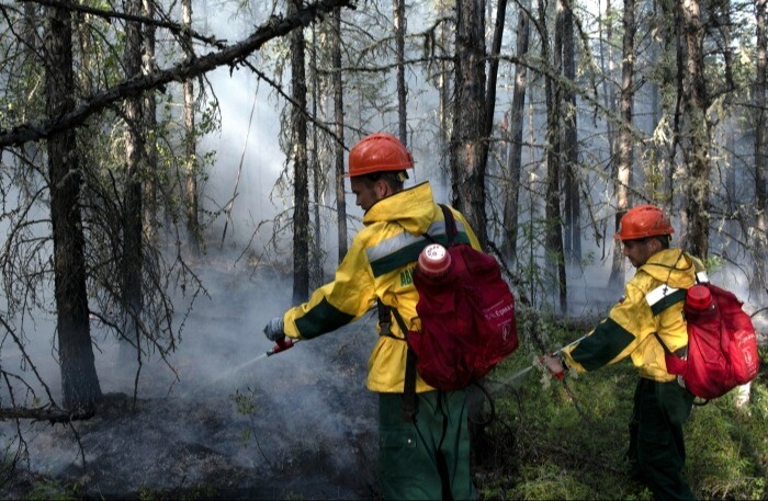 Более 1,3 тыс. человек тушат лесные пожары в Якутии - оперштаб