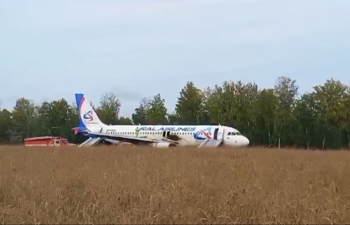 "Уральские авиалинии" восстановят севший на поле в Новосибирской области самолёт