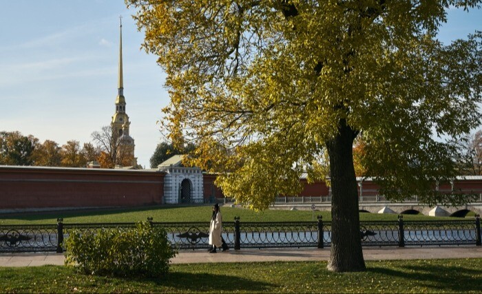 Теплая погода в Петербурге закончится в пятницу