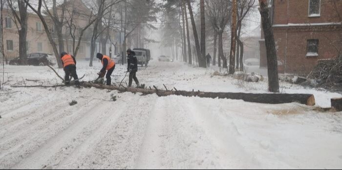Работы по уборке улиц от снега в Хабаровске будут идти круглосуточно - мэр