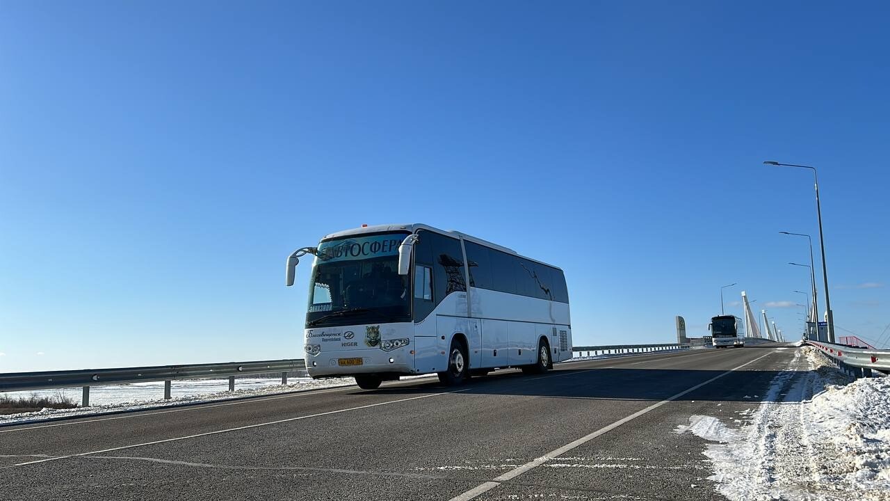 Первые пассажирские автобусы пересекли границу по мосту Благовещенск - Хэйхэ